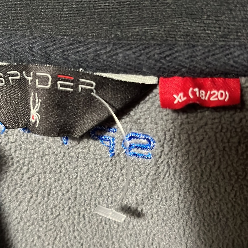 Spyder zipper jacket size XL 18-20 - Picture 3 of 3